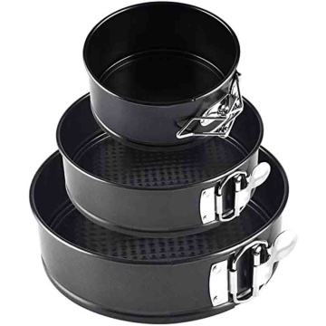 Set 3 forme tort rotunde - 24 cm - 26 cm - 28 cm
