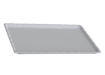 Tava policarbonat alba nr 3 - 22,5 x 32,5 cm