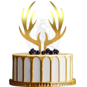 Topper pentru tort "Cornite ren" II