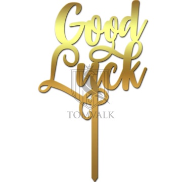 Topper pentru tort "Good Luck"