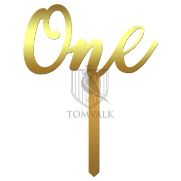 Topper pentru tort "One" pentru prima aniversare a copilului LST