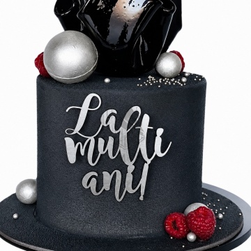 Topper tort "La multi ani" Mx