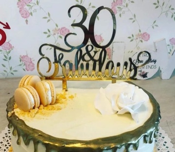 Topper tort personalizabil – Fabulous - IV - Img 2