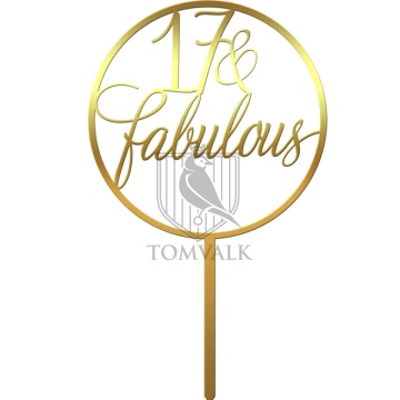 Topper tort personalizabil – Fabulous XiI