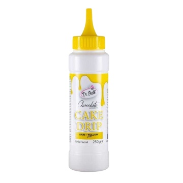 Cake Drip - Glazura de ciocolata - Galben - Dr. Gusto 250g