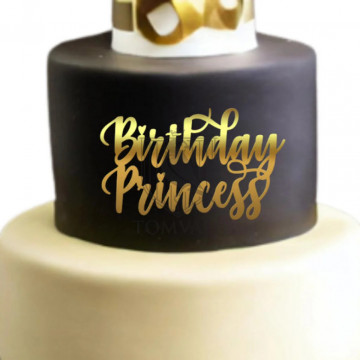 Cake Topper "Birthday Princess"