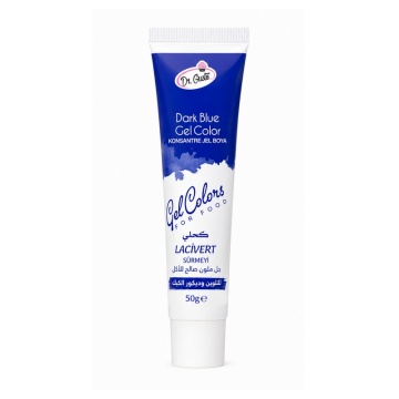 Colorant alimentar gel Dr.Gusto - ALBASTRU INCHIS - 50g