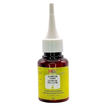 Colorant alimentar lichid pe baza de apa - MyBake - GALBEN LEMON - 60 gr