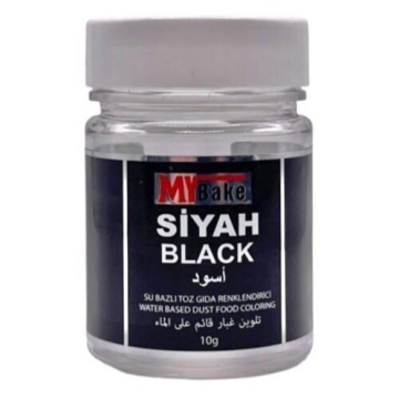 Colorant pudra hidrosolubil - 10 g - NEGRU - MyBake