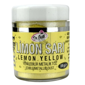 Colorant Pudra Metalizat - Dr. Gusto - 10 g - GALBEN LEMON