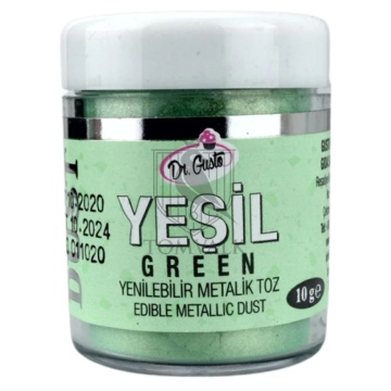Colorant Pudra Metalizat - Dr. Gusto - 10 g - VERDE