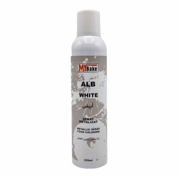 Colorant Spray Metalic Alb - 250 ml - MyBake