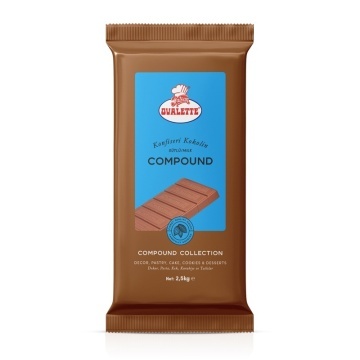 Cuvertură de ciocolată cu lapte, Katsan Ovalette, 2.5 kg