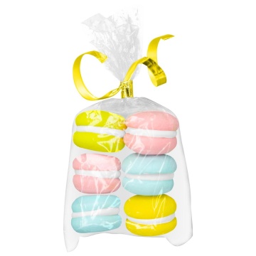 Decoratiuni comestibile din zahar - set "Colorful Macarons" sm