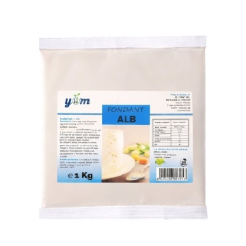 Fondant clasic pentru cofetărie – 1 kg
