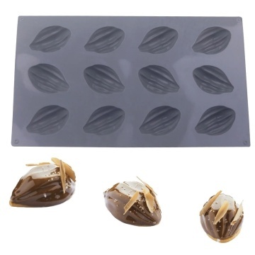 Forma de silicon cu 12 cavitati - Boabe de cacao