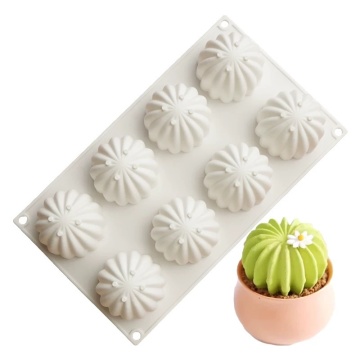 Forma de silicon cu 8 cavitati - Cactus - T13140