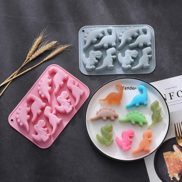 Forma de silicon Dinozauri cu 8 cavitati