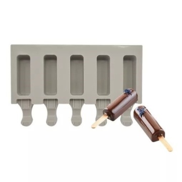 Forma de silicon pentru inghetata cu 5 cavitati - T12231