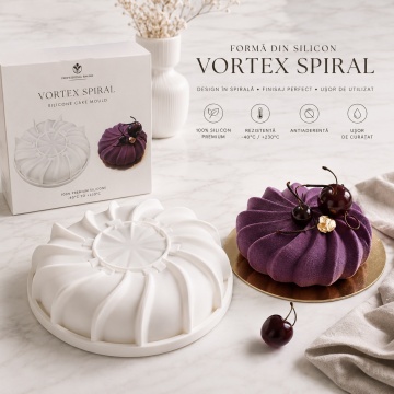 Formă din silicon pentru tort „Vortex Spiral”