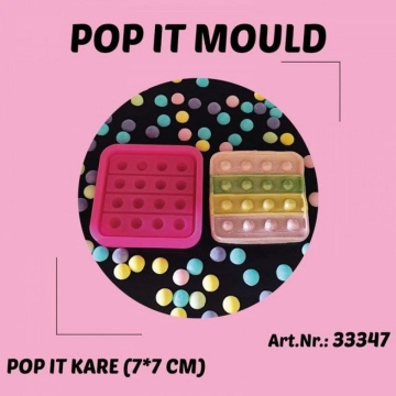 Matrita din silicon - Pop It - Patrat - Cesil - Img 2