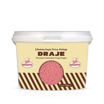 Minidrajeuri Crocante Ciocolată Roz cu Aromă de Zmeură – 1,75 kg | Ovalette