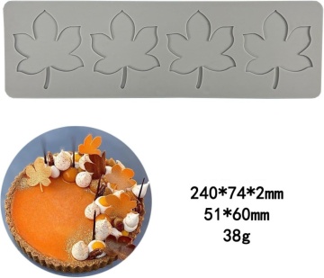 Mulaj din silicon - Dantela Frunze - T13155