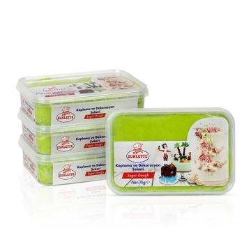Pasta de zahar pentru decorare și acoperire – VERDE DESCHIS – Ovalette – 1 kg