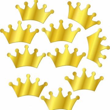 Set 10 Coronite decor 5x3 cm