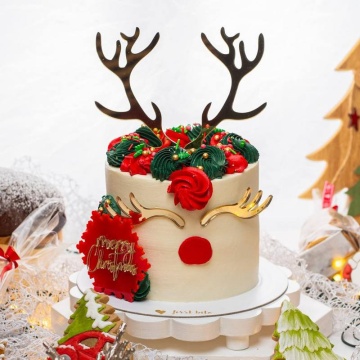 Topper pentru tort "Cornite ren" IV