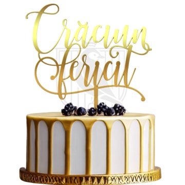Topper pentru tort "Craciun Fericit" FnL