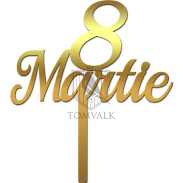 Topper tort "8 Martie" IS