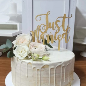 Topper tort "Just Married"