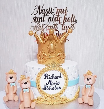 Topper tort  "Nasii mei sunt niste hoti, azi ma lasa fara mot"