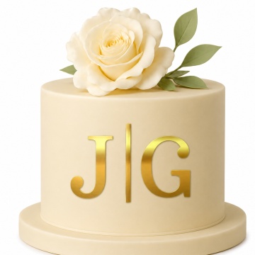 Topper tort nunta personalizat, fara picioruse - AR