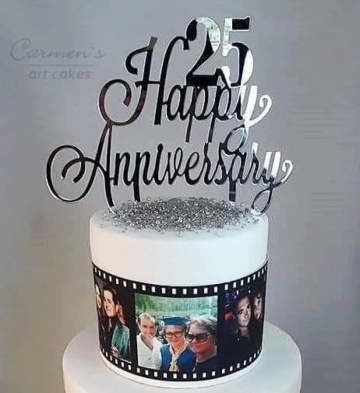 Topper tort "Happy Anniversary"