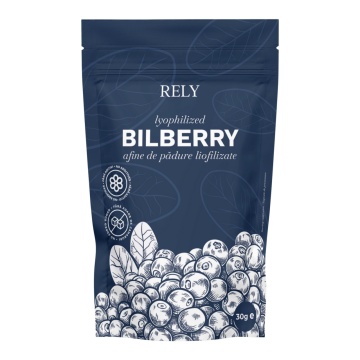 Afine de padure liofilizate intregi - 30 gr. - Rely