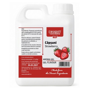 Aroma gel termostabila - Capsune - Dharst - 1 L