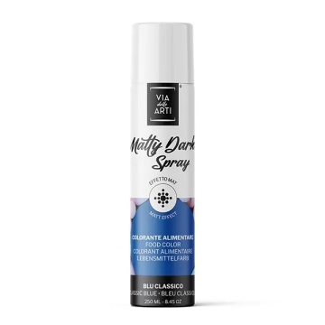 Colorant alimentar spray mat – Albastru clasic – 250 ml – Via delle Arti