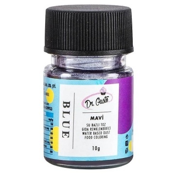 Colorant pudra hidrosolubil - Dr. Gusto - 10 g - ALBASTRU