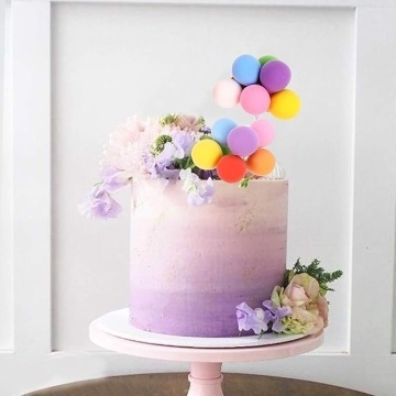 Decor Tort Buchet de Baloane – Multicolor - T090507