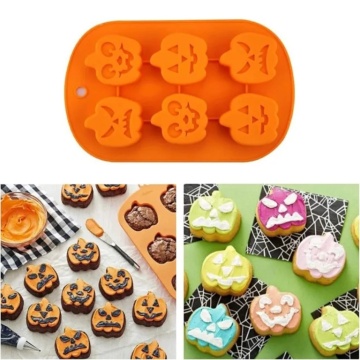Forma de silicon cu 6 alveole - Halloween - T13129