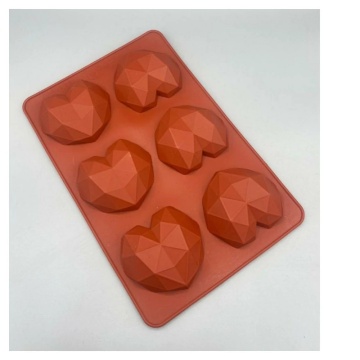 Forma de silicon inimi 3d  cu 6 cavitati