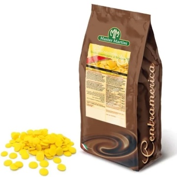 Glazură Vegetală Galbenă cu Aromă de Lămâie (Bănuți) – Centramerica Master Martini – 1kg