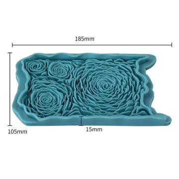 Mulaj din silicon model floral - Trandafiri