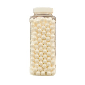 Perle 8 mm - Alb lucios - 1 kg