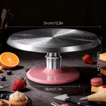 Platou Rotativ Profesional pentru Decorat Torturi – Ø31 cm