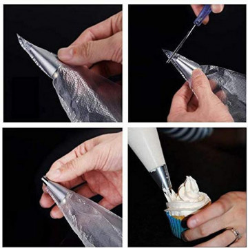 Pungi pentru posuri - Master - 100 buc - Mici - 25 cm - Img 2