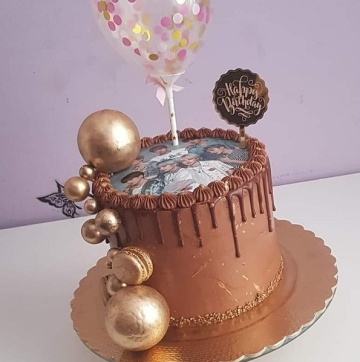 Set 10 cupcake topper "Happy Birthday" RGn