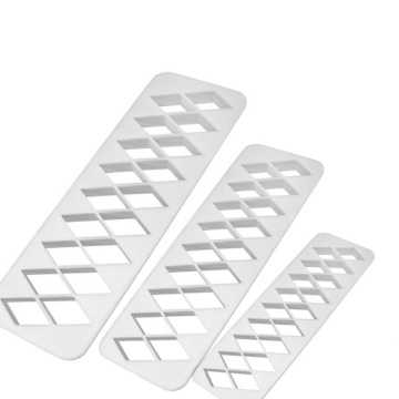 Set 3 decupatoare fondant - Diamant